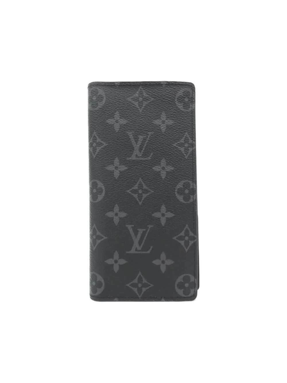 Louis Vuitton Monogram Eclipse Portefeuille Brazza Wallet